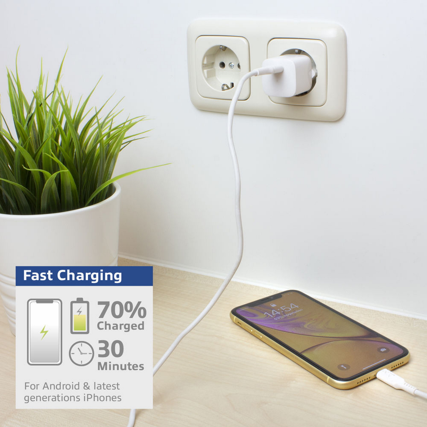 Chargeur mural Ewent EW1322 USB-C PD 33W