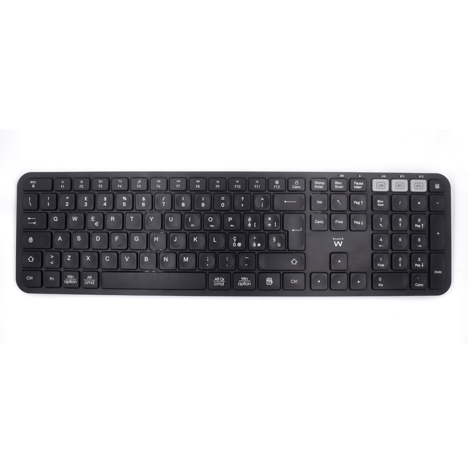 Verpletteren Baffle Oost Timor Wireless Multi-connect Keyboard for Windows, Mac OSx, iOS and Android with  IT-Layout | Ewent Eminent
