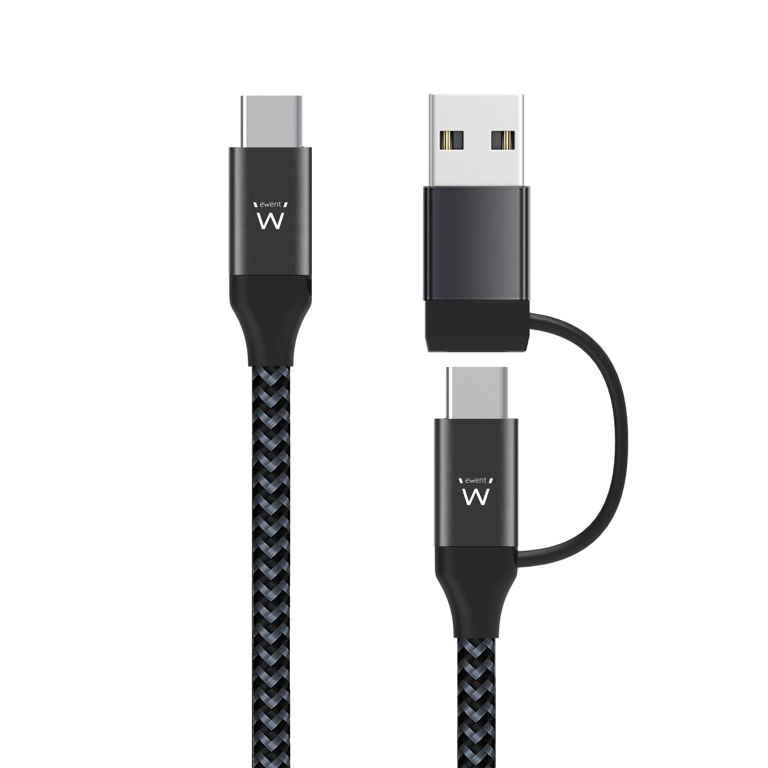 Cable Usb-a / Usb-c A Usb-c Y Lightning Power Delivery 60w 1,2