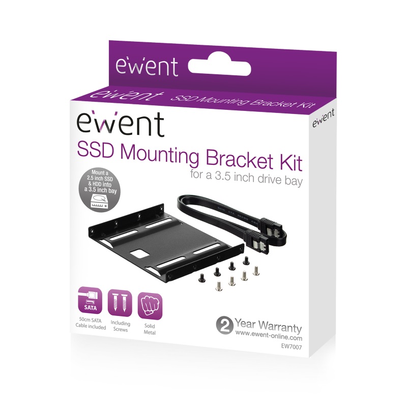 SSD Mounting for a 2.5 inch SSD/HDD | Ewent Eminent