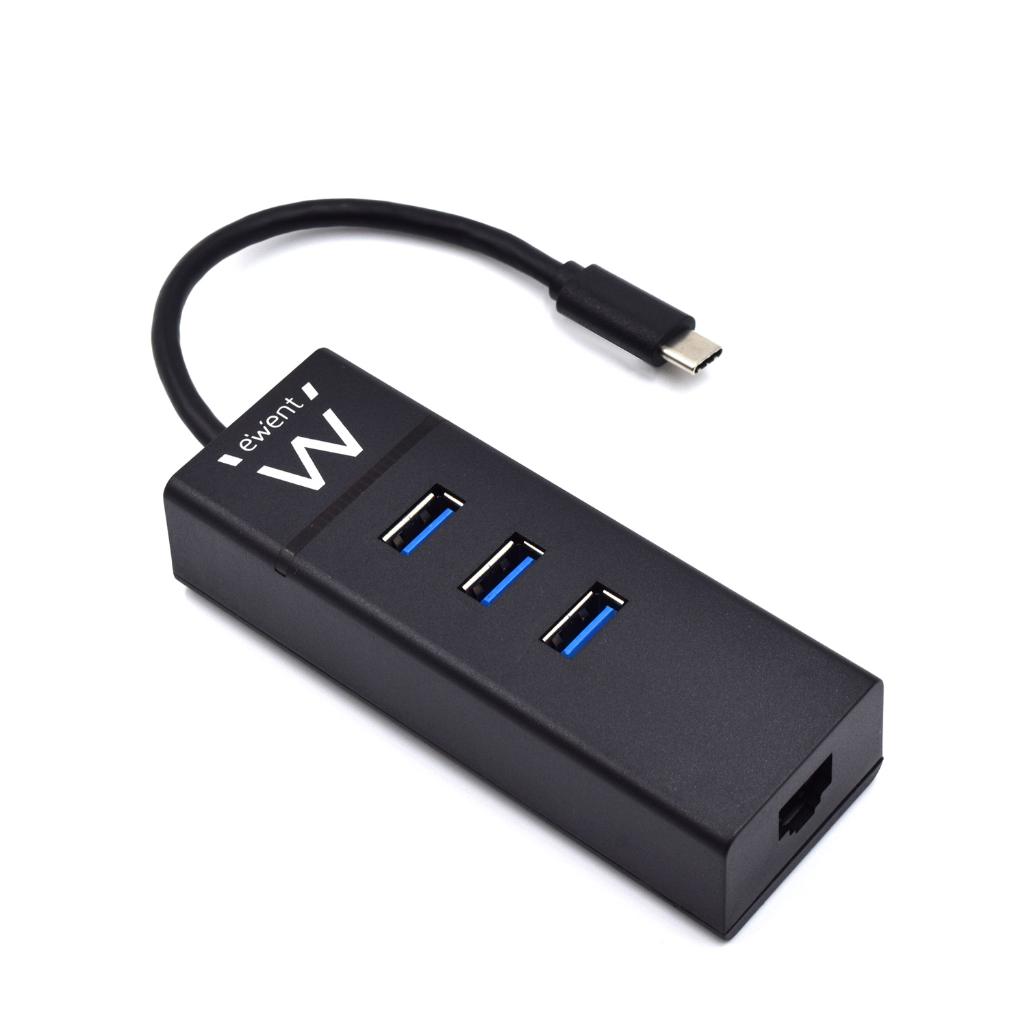 3-Port USB 3.2 Gen1 (USB 3.0) Hub Type C with Gigabit network port