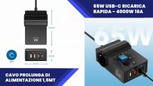 Embedded thumbnail for Stazione di ricarica USB GaN da 65 W