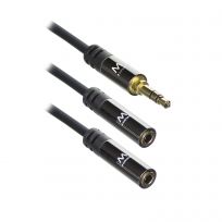 Audio Splitter 3.5mm male to 2x 3.5mm female 0.15m