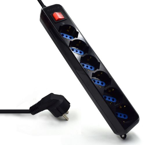 Power Strip 6-way with Surge Protection